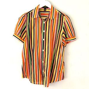 LAUREN JEANS CO, retro women blouse M, VINTAGE *